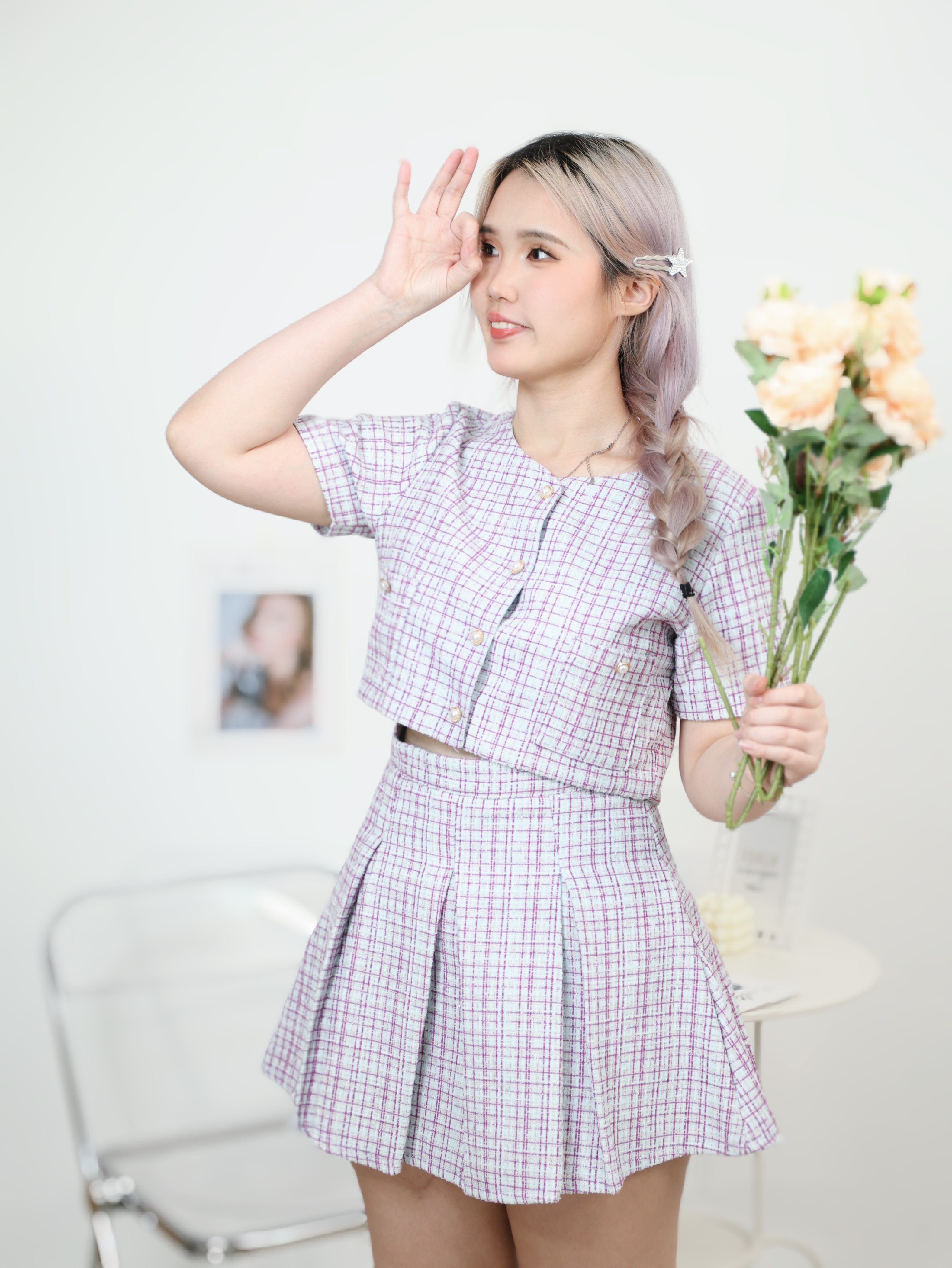 【LBP独家】高级感时尚小香风两件套 (ST21078) - 特价-La'Belle Fashion Boutique Sdn Bhd