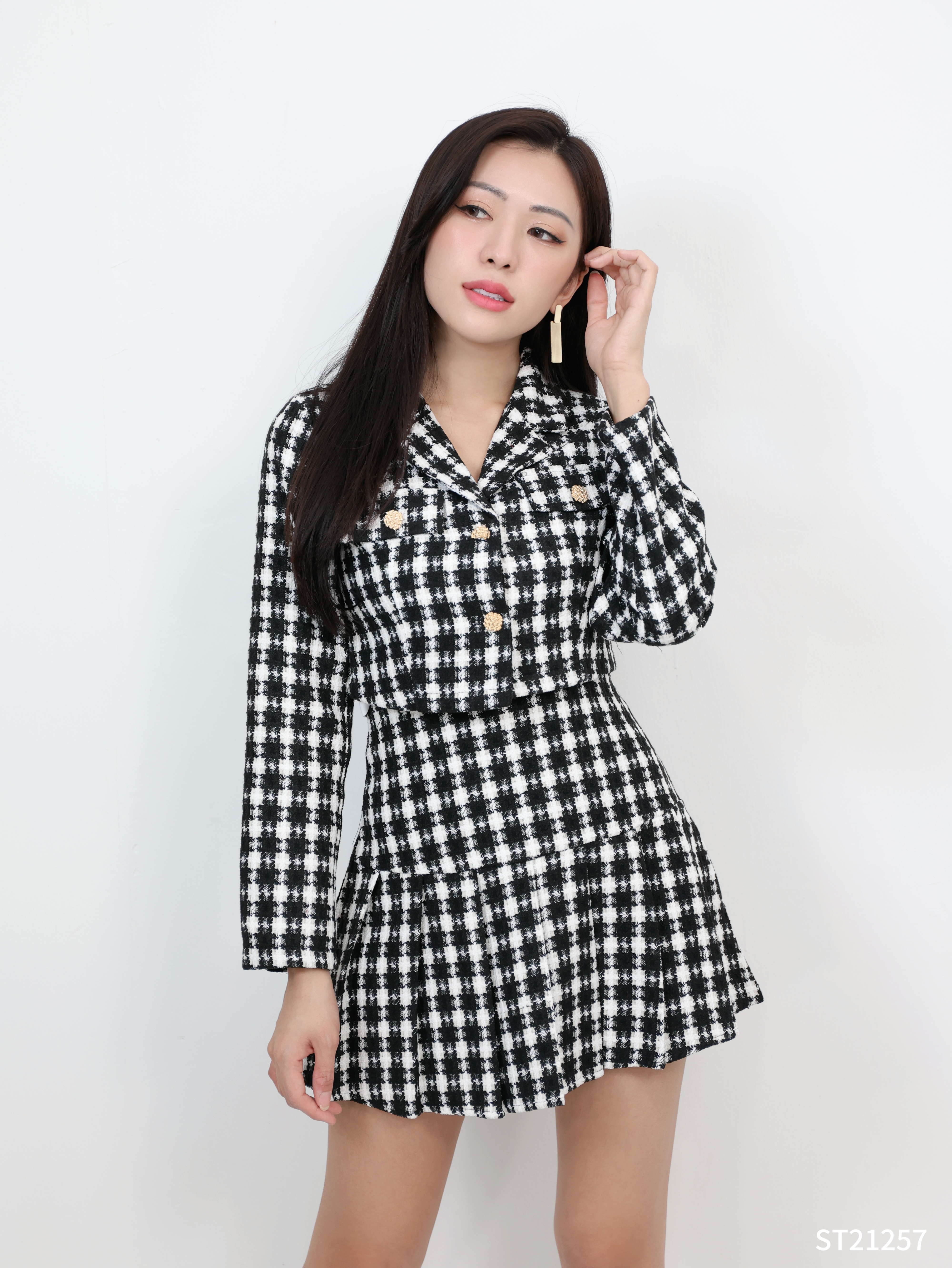 【LBP独家】高端减龄小香风两件套 (ST21257)-La'Belle Fashion Boutique Sdn Bhd