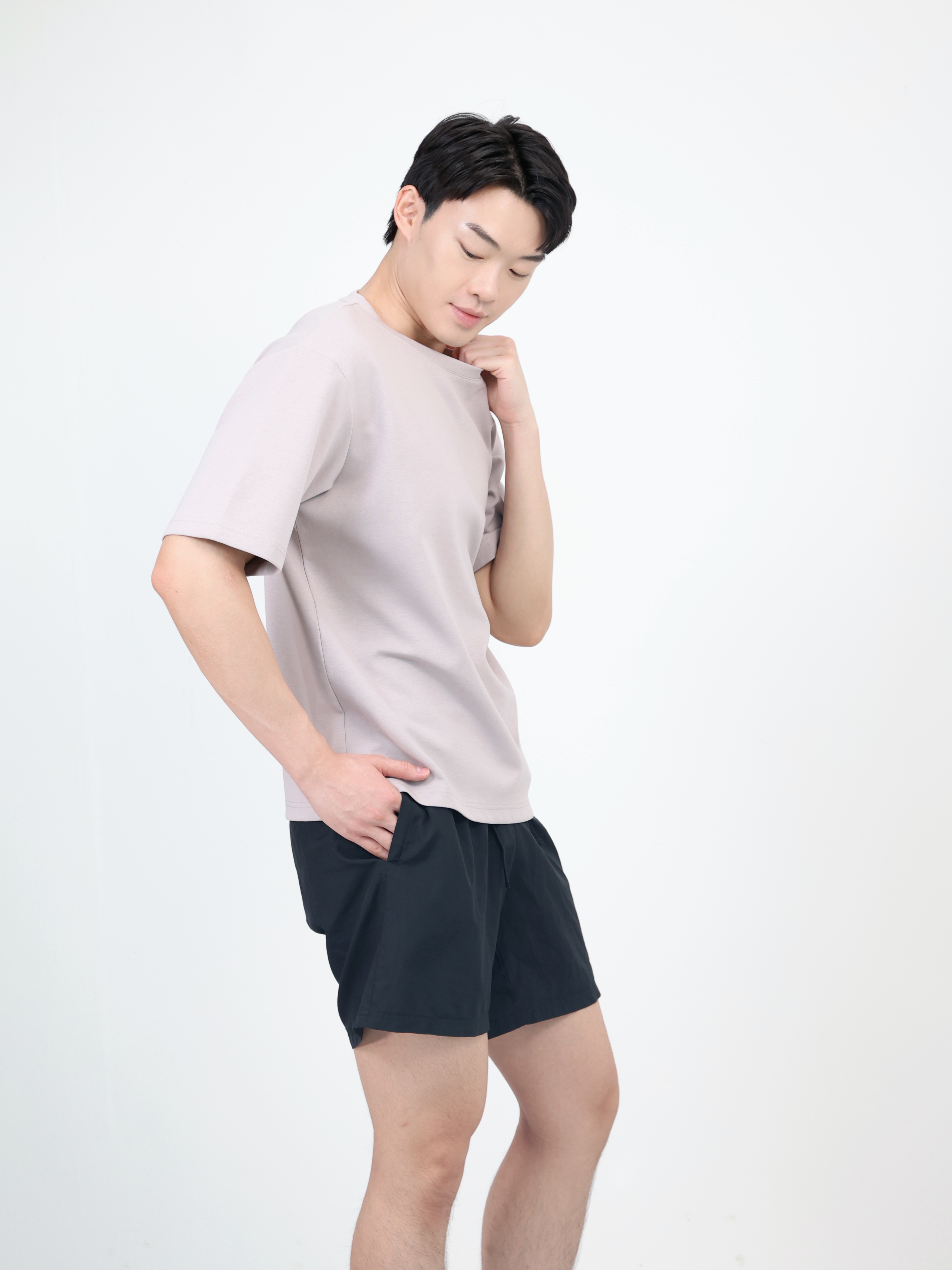 【STICKMEN】舒适圆领宽松OverSize上衣（SM100101 LGREY）