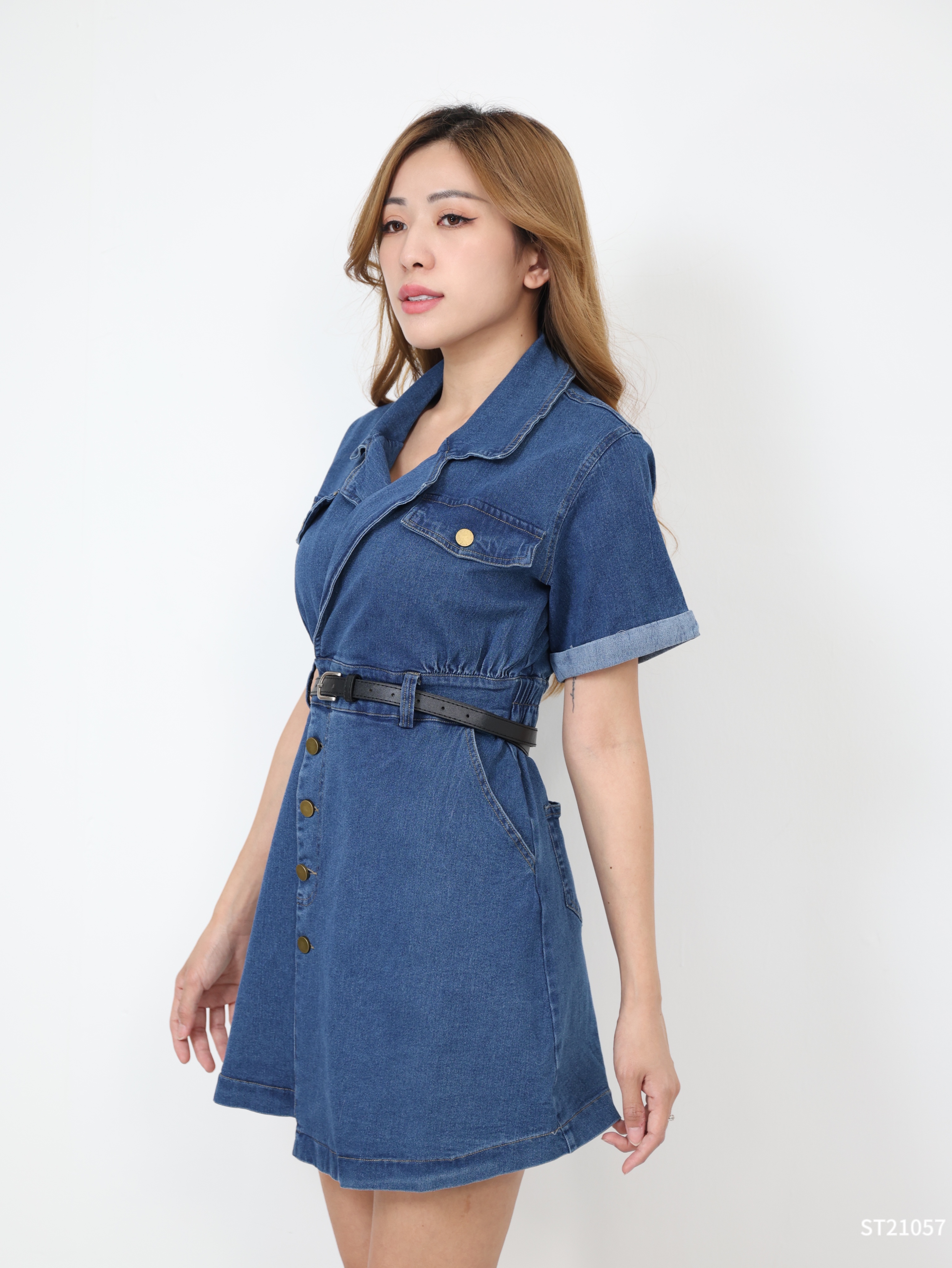 【LBP独家】港风复古显瘦版连身裙（ST21057）- 特价-La'Belle Fashion Boutique Sdn Bhd