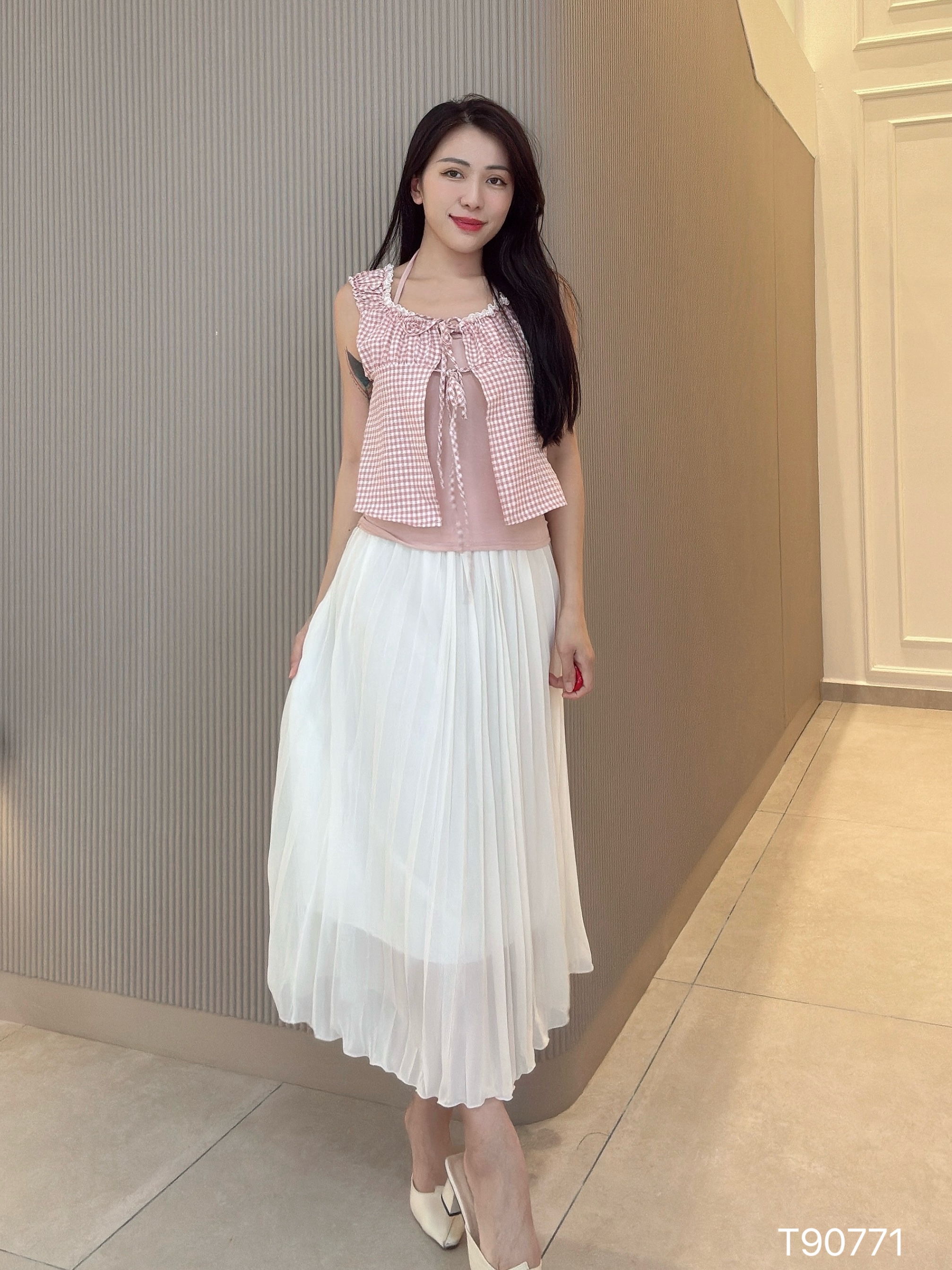 甜美减龄风两件套 (T90771)