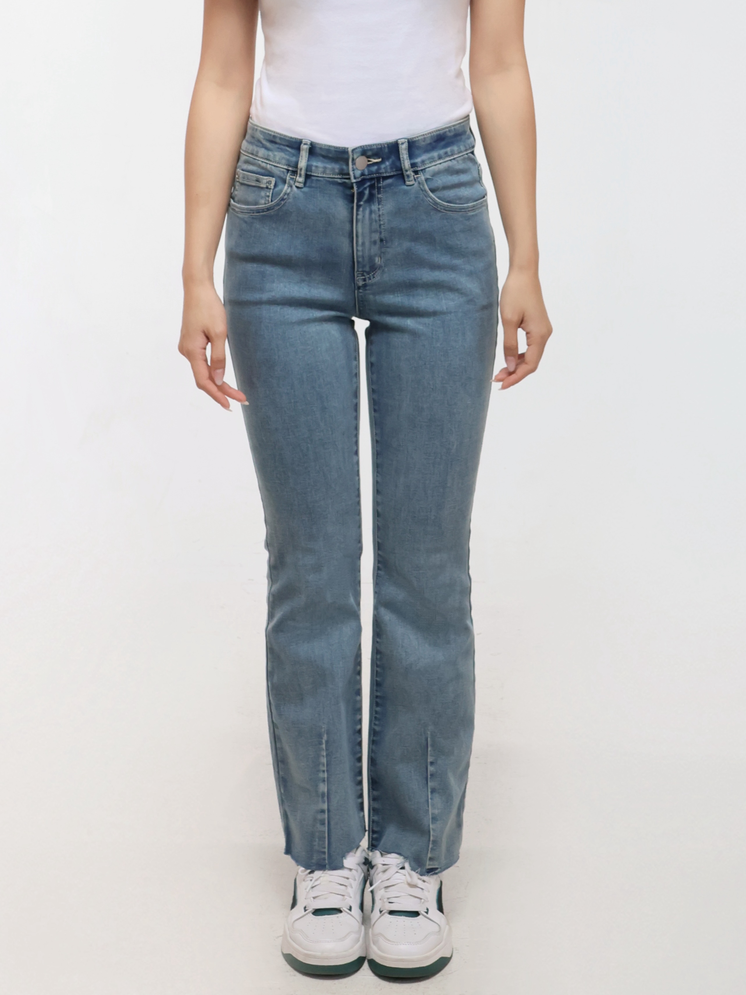 Slim Fit Women's Long Jeans (YS30132)