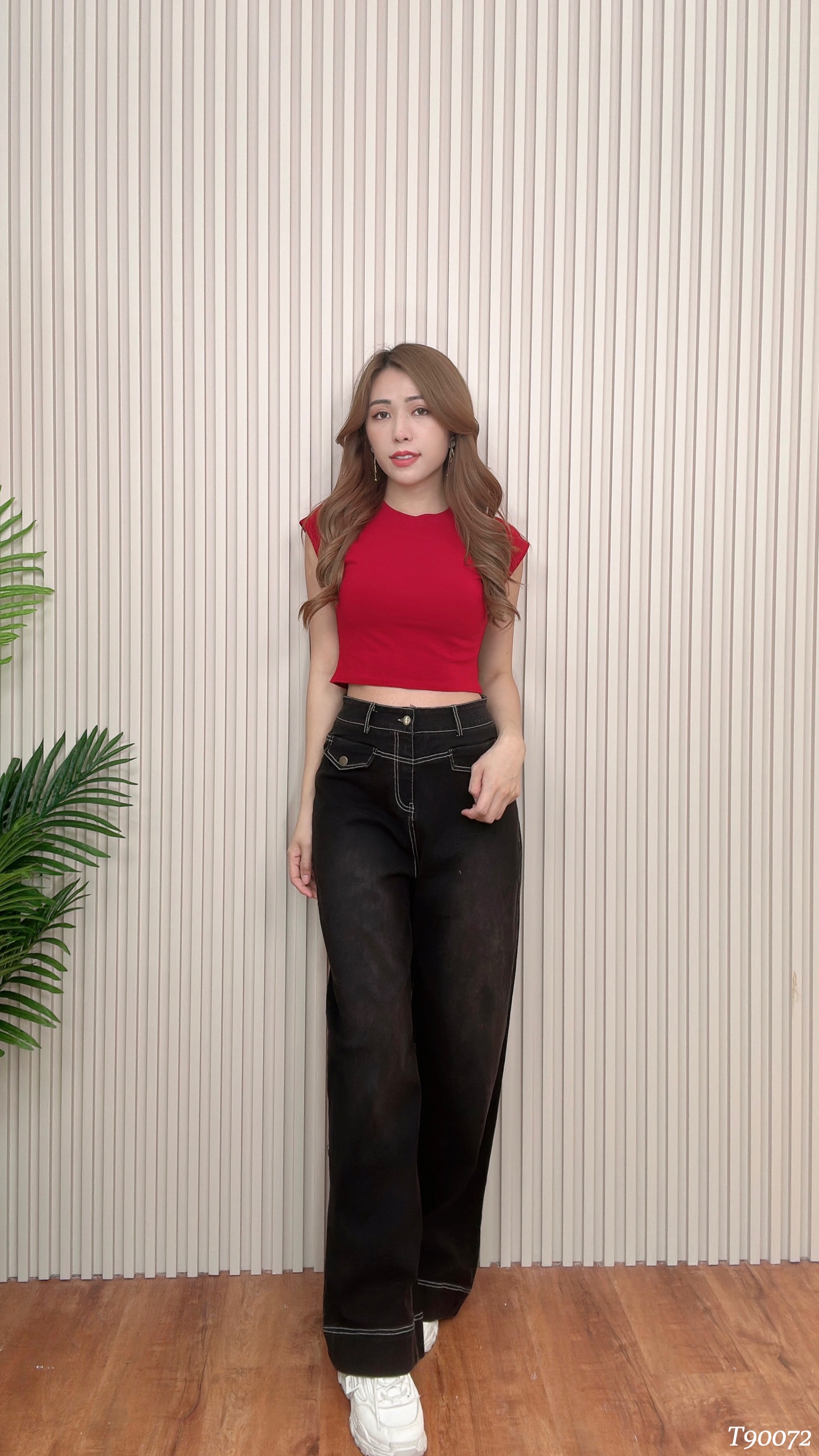 基本款圆领半袖上衣 (T90072) -特价-La'Belle Fashion Boutique Sdn Bhd