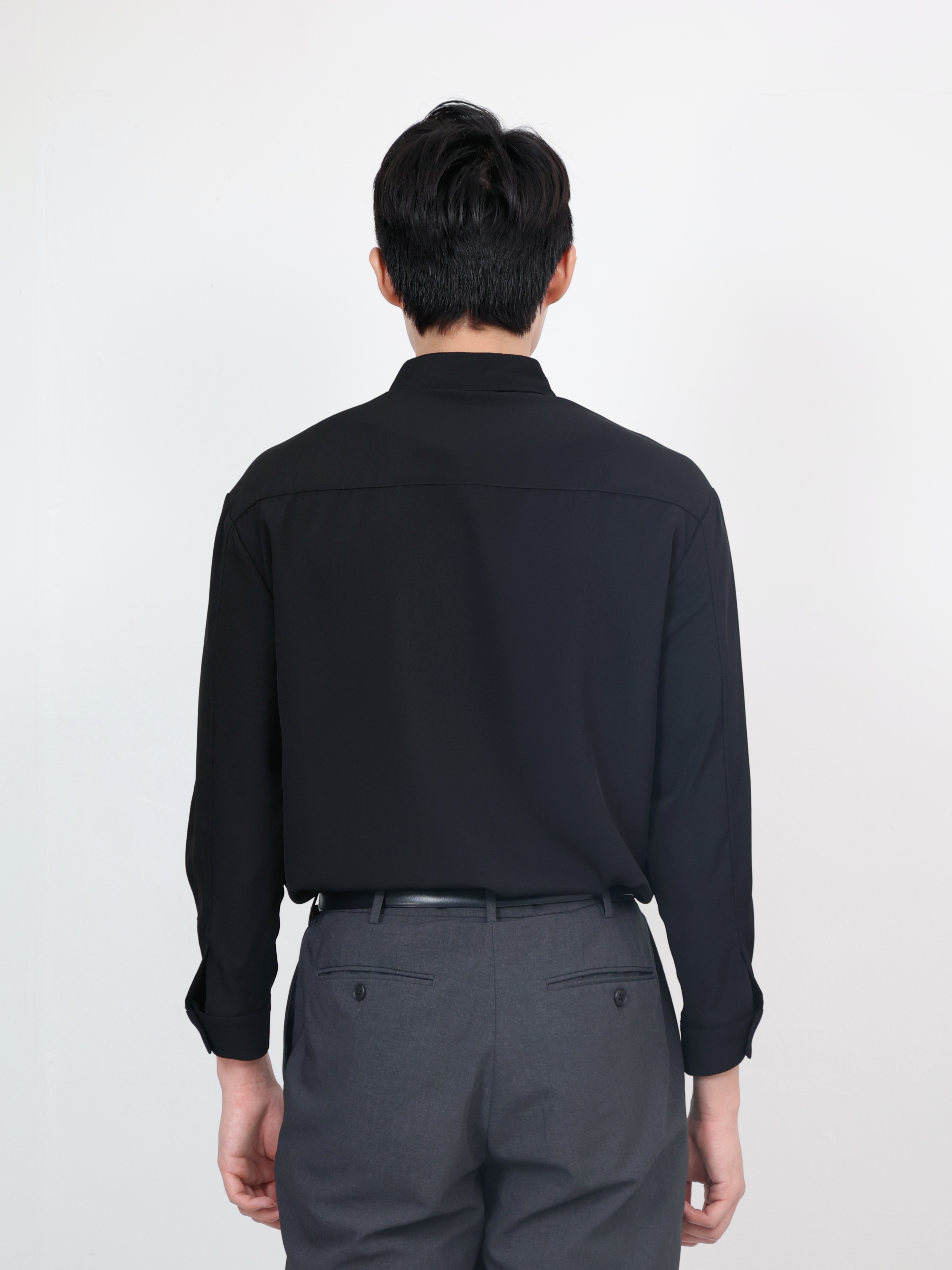 【STICKMEN】Elite 高级感纯色透气长袖上衣 (SM100102 BLACK)-La'Belle Fashion Boutique Sdn Bhd