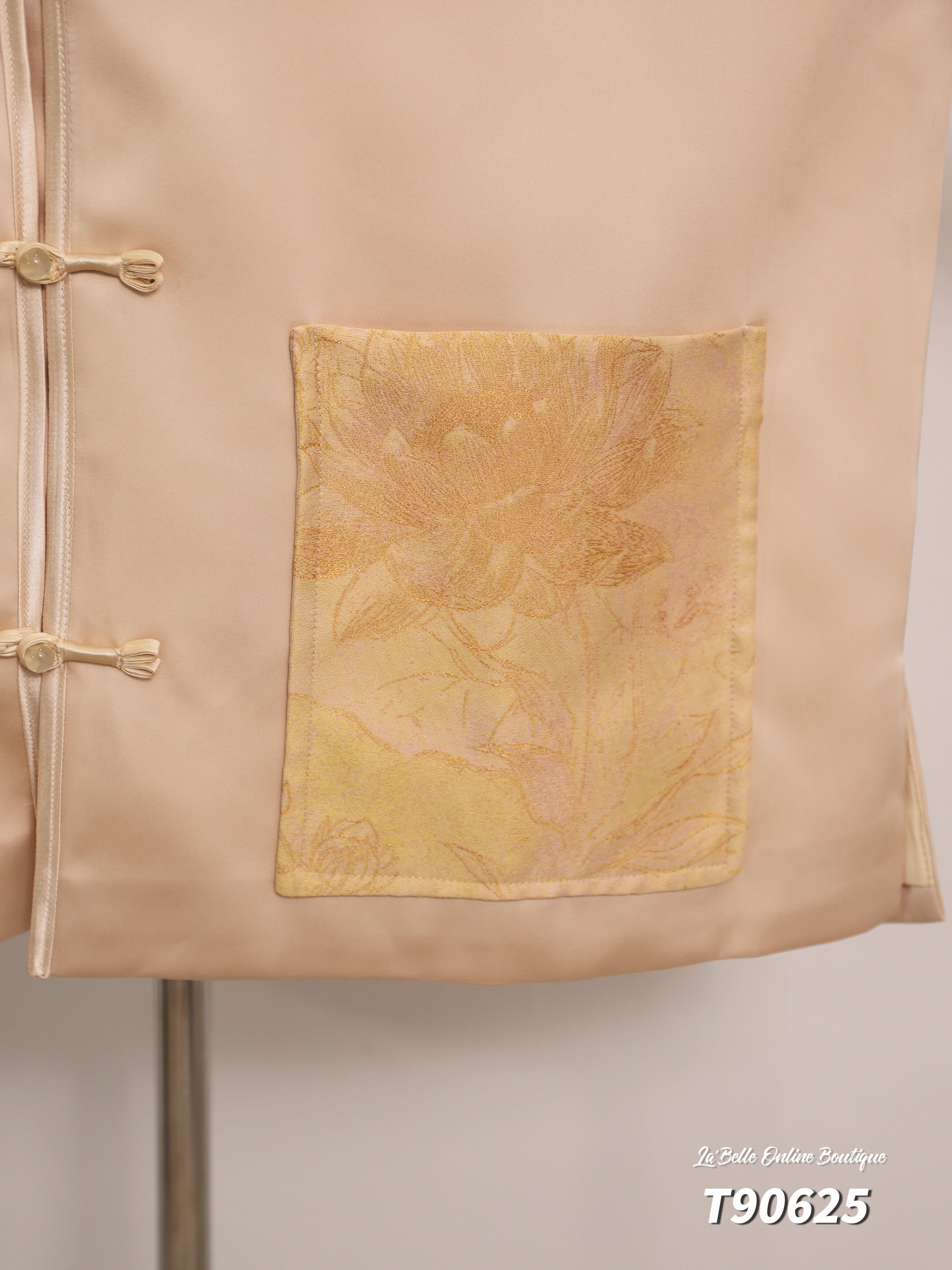 【预购PRE-ORDER】【LBP 独家新年系列】国风侧边小开叉设计唐装上衣 (T90625)