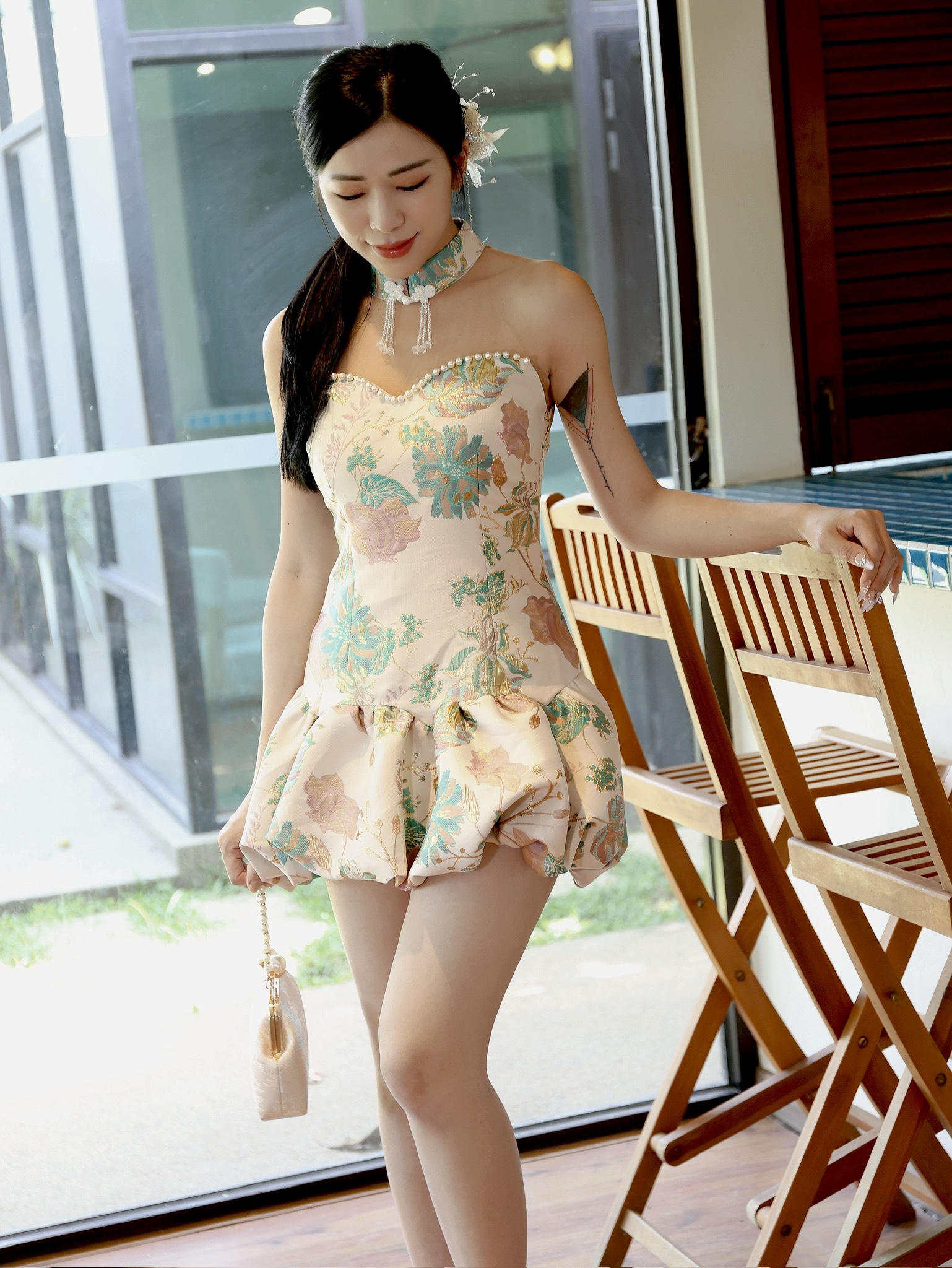 【预购PRE-ORDER】【LBP 独家新年系列】改良版国风旗袍两件套 (ST21553)