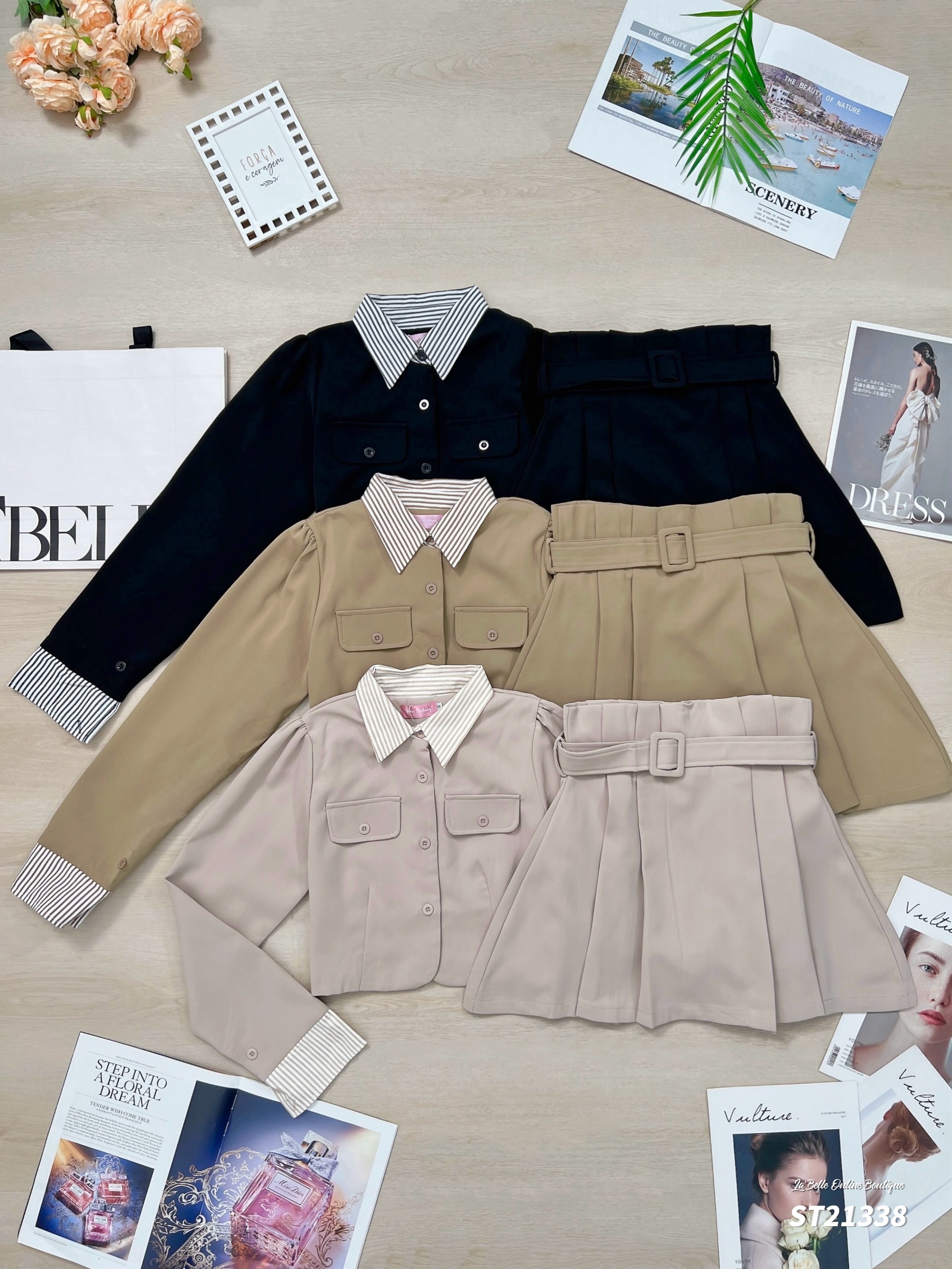 韩系气质两件套 (ST21338)