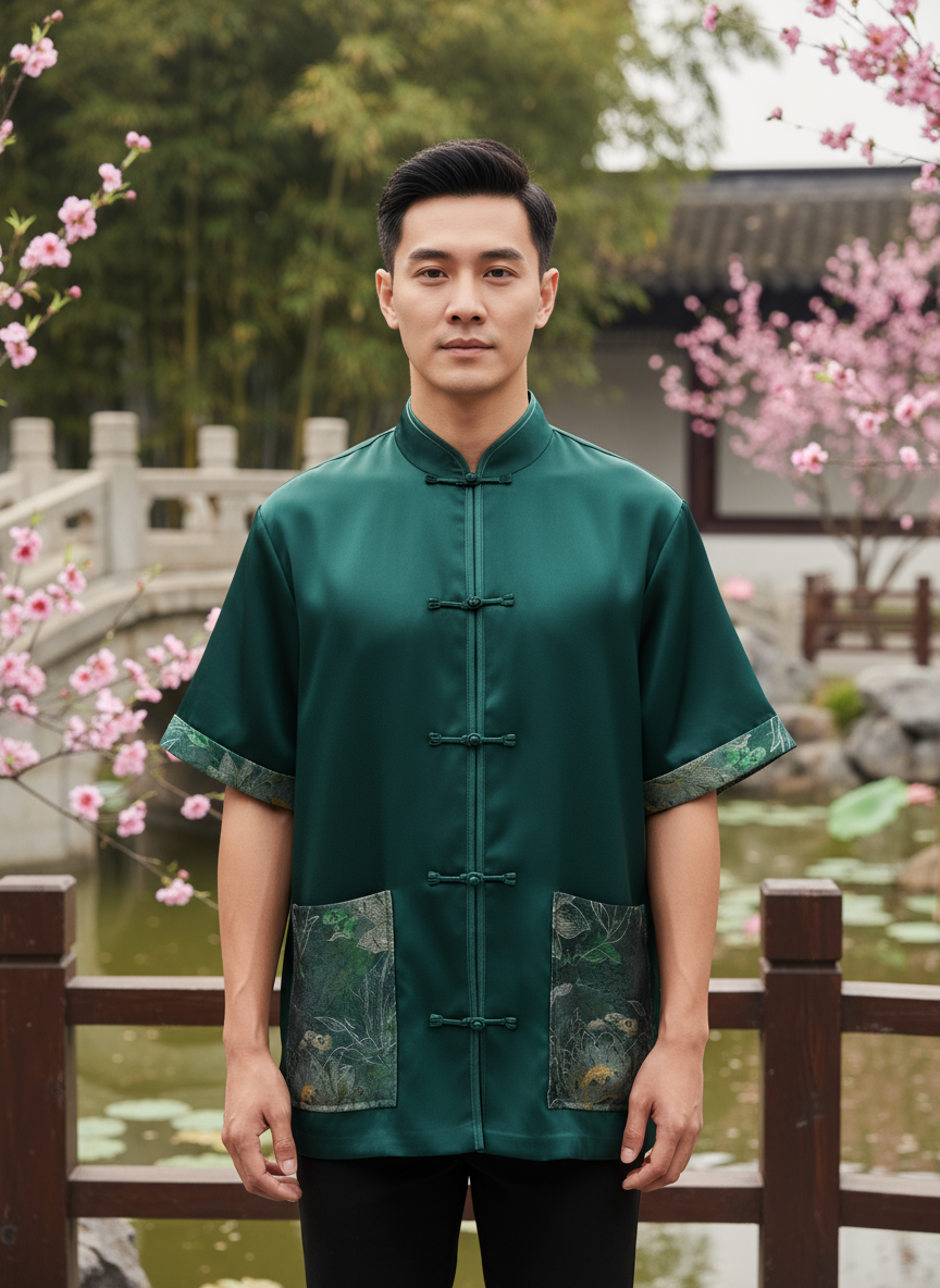 【预购PRE-ORDER】【LBP 独家新年系列】国风侧边小开叉设计唐装上衣 (T90625)