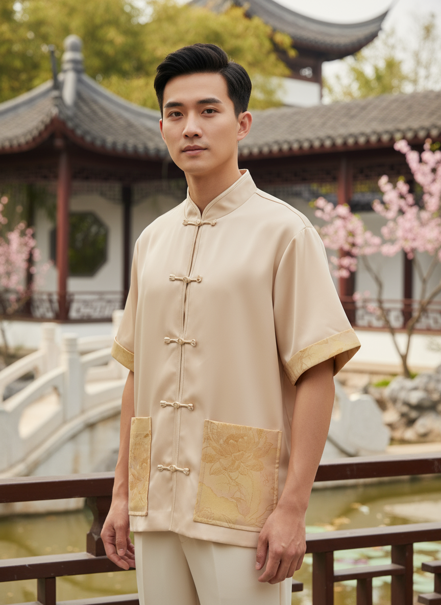 【预购PRE-ORDER】【LBP 独家新年系列】国风侧边小开叉设计唐装上衣 (T90625)