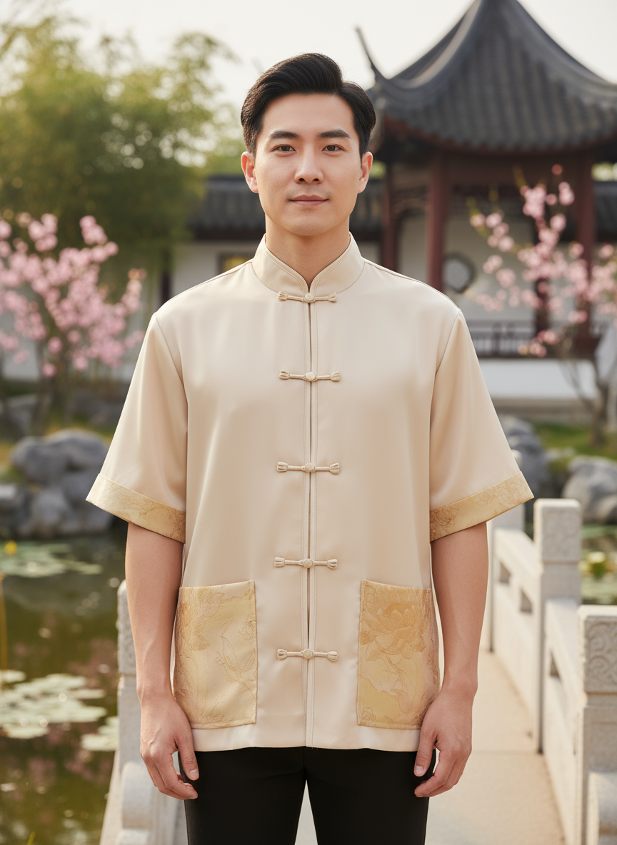 【预购PRE-ORDER】【LBP 独家新年系列】国风侧边小开叉设计唐装上衣 (T90625)