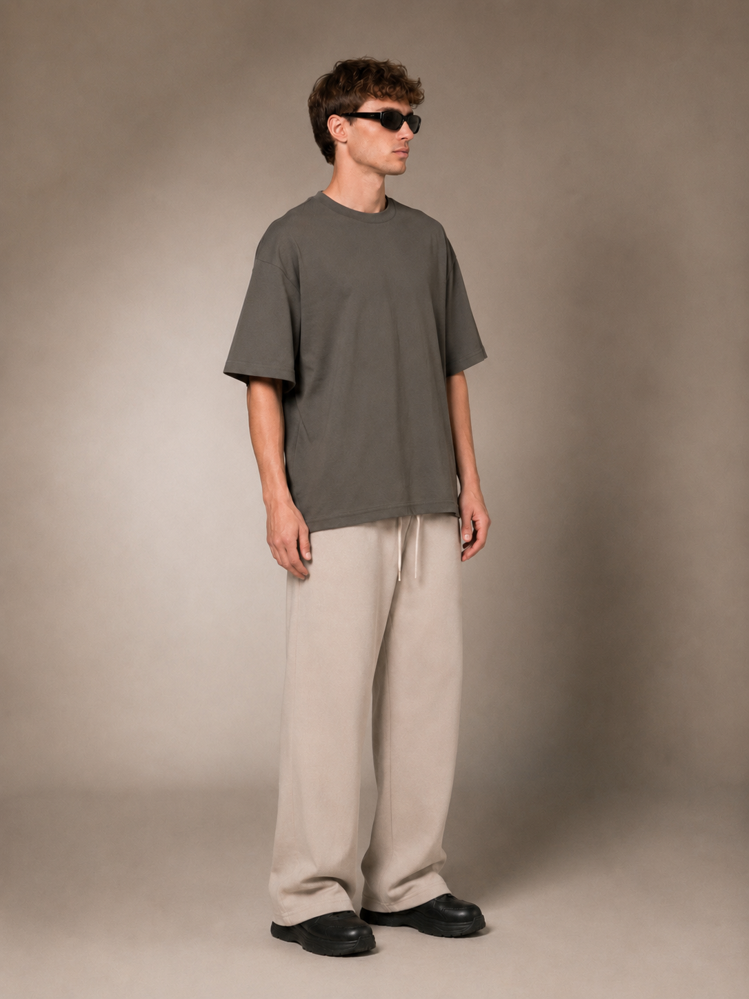 【STICKMEN】Essential 舒适圆领宽松OverSize上衣（SM100101 GREY）