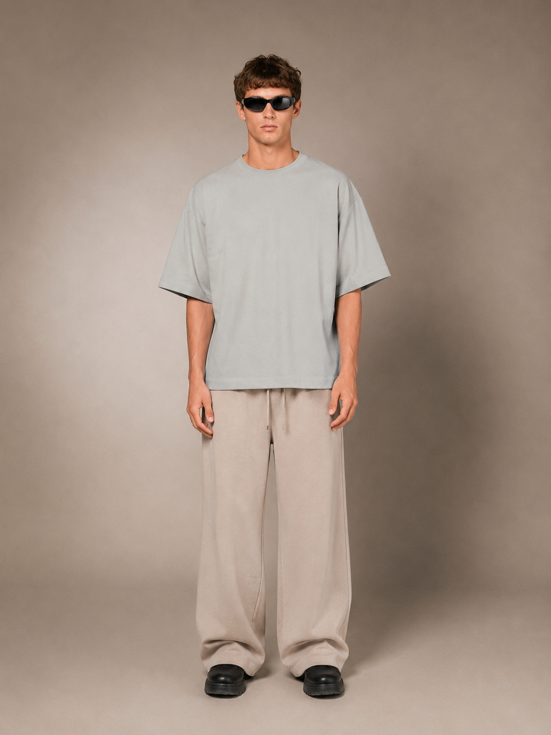 【STICKMEN】Essential 舒适圆领宽松OverSize上衣（SM100101 L.BLUE）