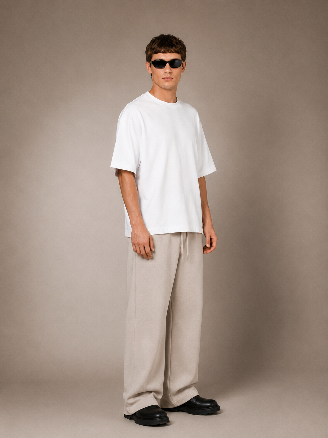 【STICKMEN】Essential 舒适圆领宽松OverSize上衣（SM100101 WHITE）