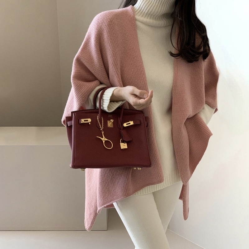 日韓洋氣針織披肩外套休闲温柔氣質毛衣斗篷開衫