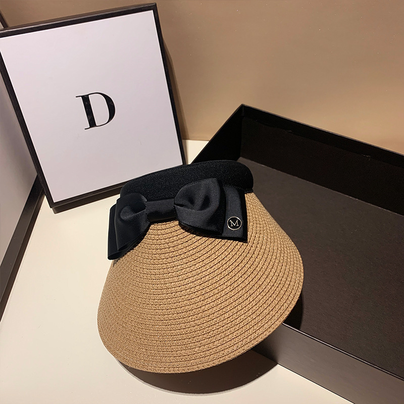 日系百搭防紫外線防曬草帽鴨舌遮陽帽