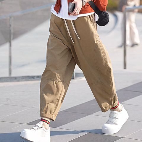 【單件/套裝】洋氣減齡百搭顯瘦長袖外套+時尚休閒褲兩件套