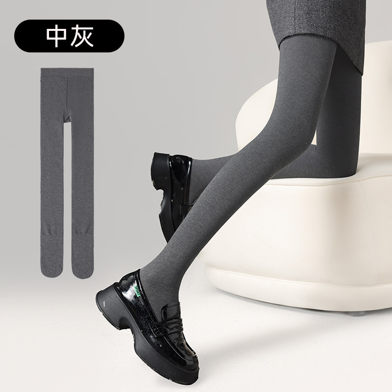 波點打底褲外穿加厚豎條紋壓力瘦腿連褲襪