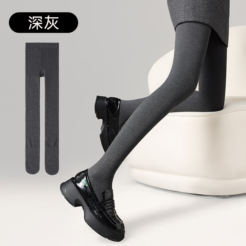 波點打底褲外穿加厚豎條紋壓力瘦腿連褲襪