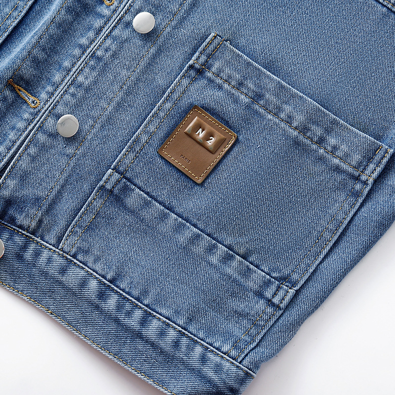 大碼短款寬鬆顯瘦網紅復古百搭牛仔外套