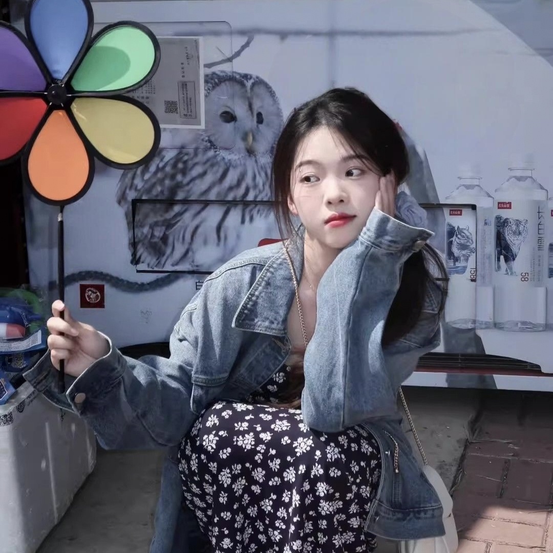 【單件/套裝】韓系茶系穿搭牛仔外套+碎花吊帶洋裝兩件套裝