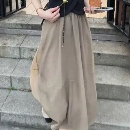 【單件/套裝】時尚流行短袖A字半身裙兩件套裝