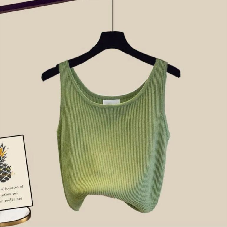 【單件/套裝】寬鬆襯衫背心破洞牛仔短褲三件套裝