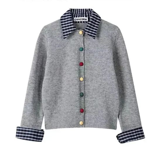 【單件/套裝】休閒減齡寬鬆針織毛衣+顯瘦半身裙兩件套