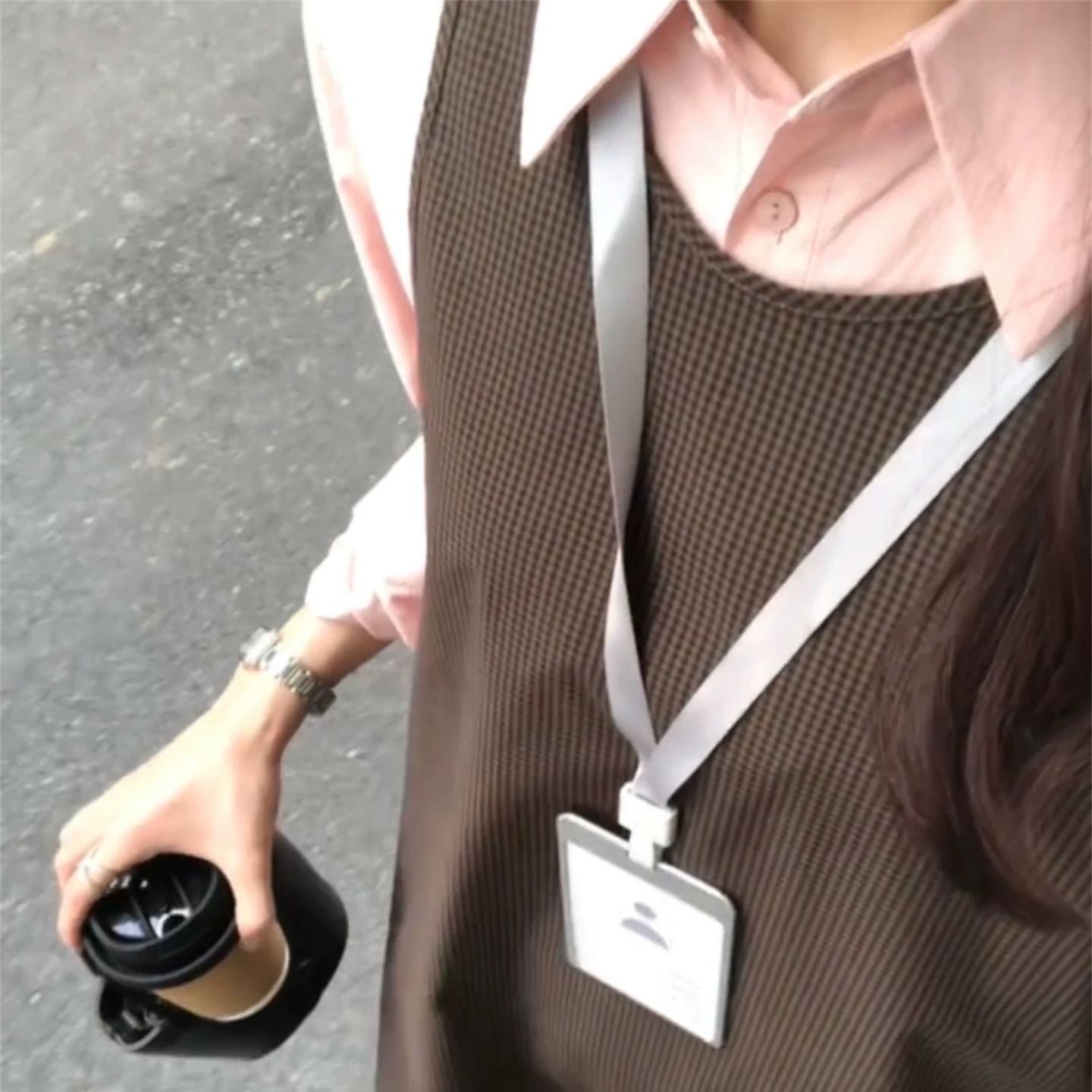 【單件/套裝】減齡長袖襯衫+寬鬆背帶長裙兩件套裝