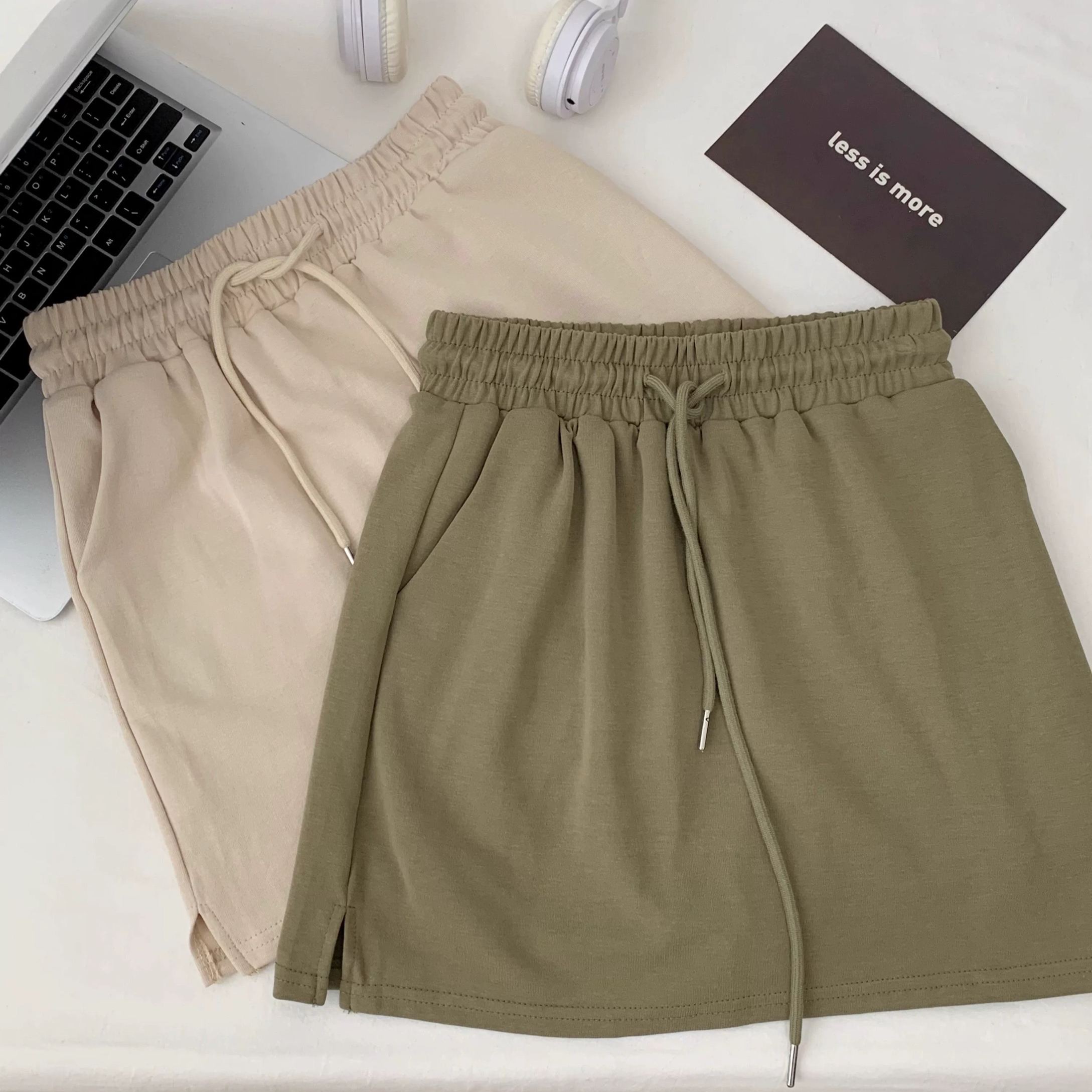 【整套】時尚休閒短袖運動顯瘦可愛甜美兩件套裝