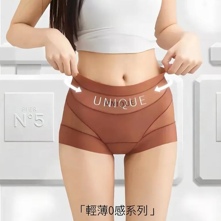 薄款高腰收腹無痕透氣塑身舒適平角內褲