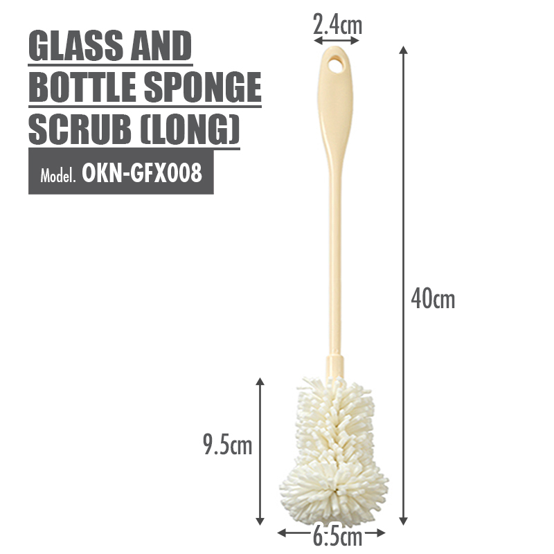 Glass and Bottle Sponge Scrub (Long)