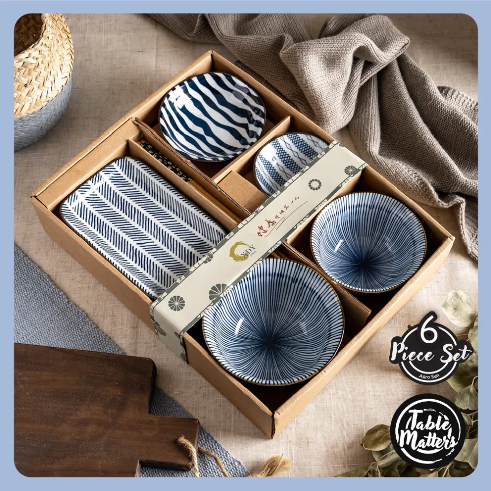 Aiiro Sen Assorted 6pcs Dinnerware Box Set