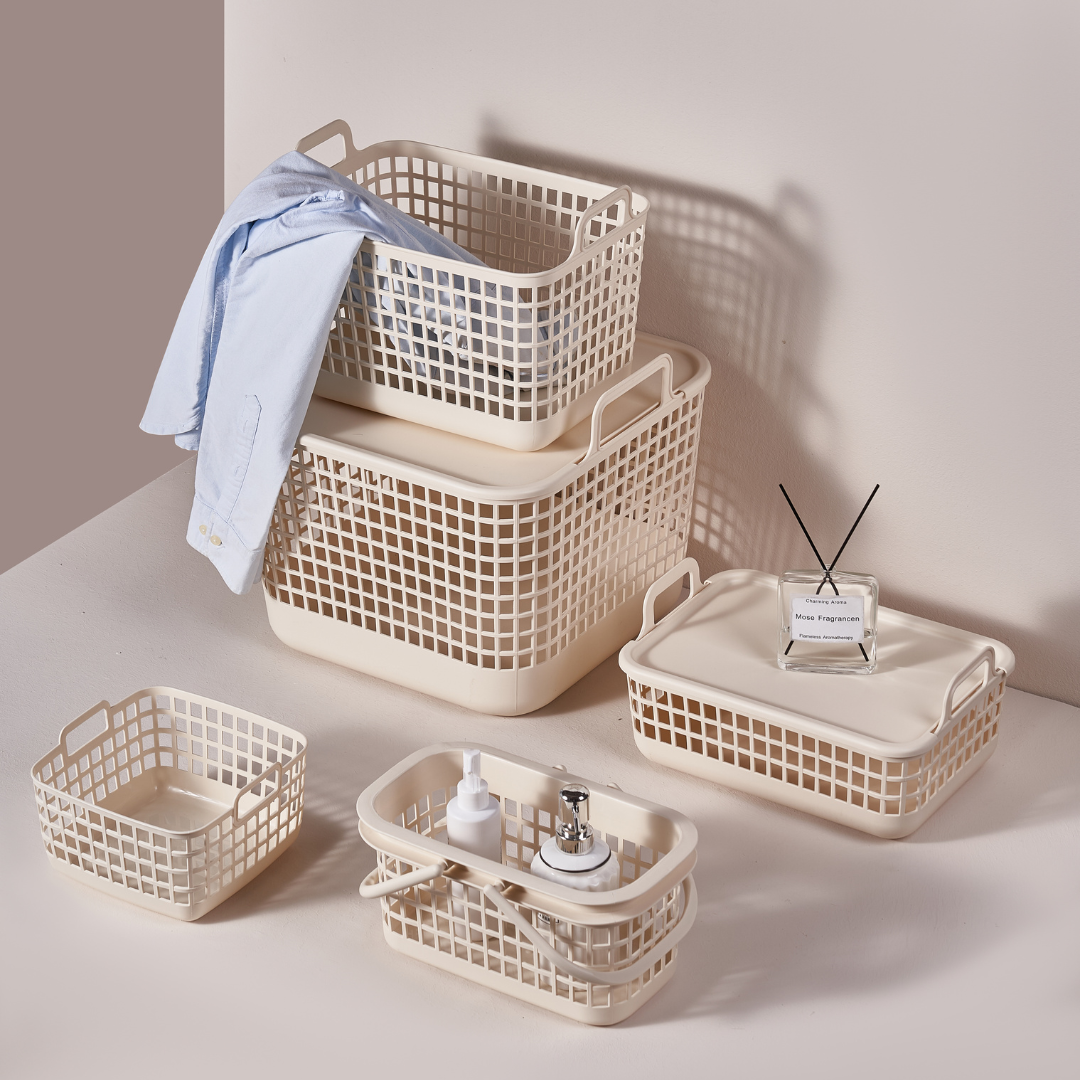 Weavv Storage Basket w Lid Collection