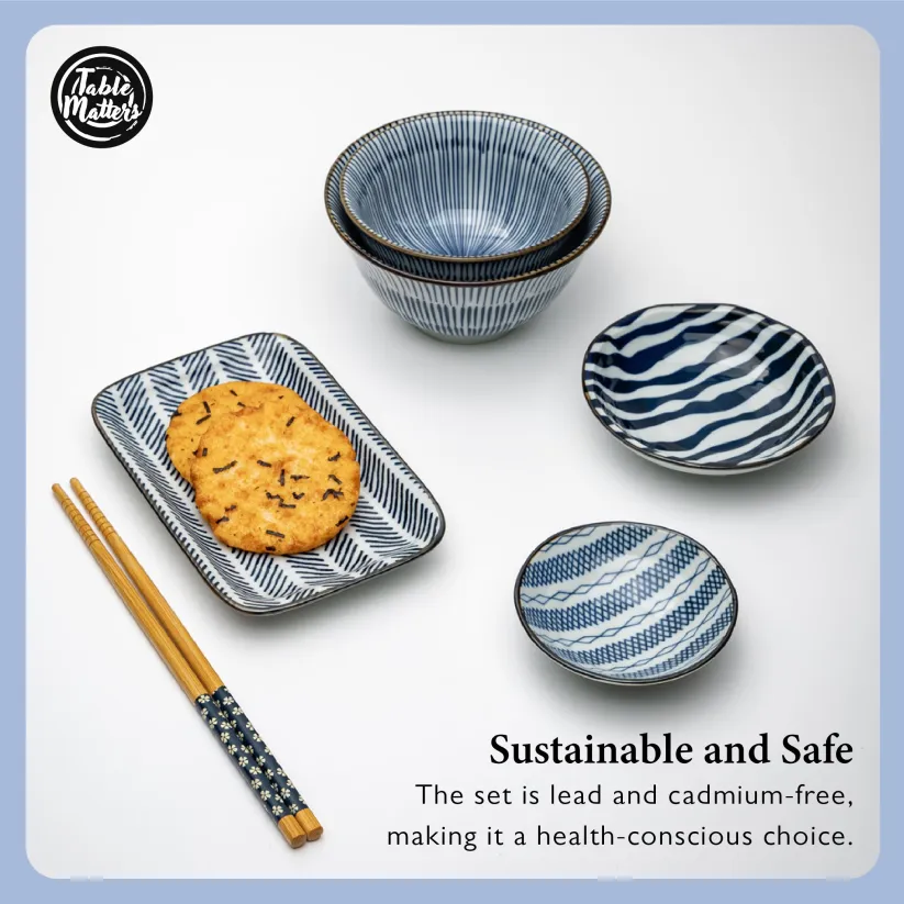 Aiiro Sen Assorted 6pcs Dinnerware Box Set