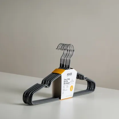 HOUZE - 40PCS Premium Hangers (Non Slip | Velvet | Kids | Metal | Rubber | Plastic)