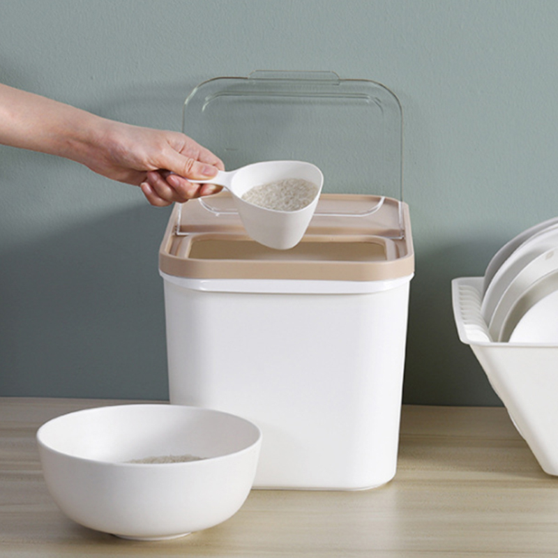 10kg Airtight Rice Storage Box With Lid (Dim: 34x23x22cm)