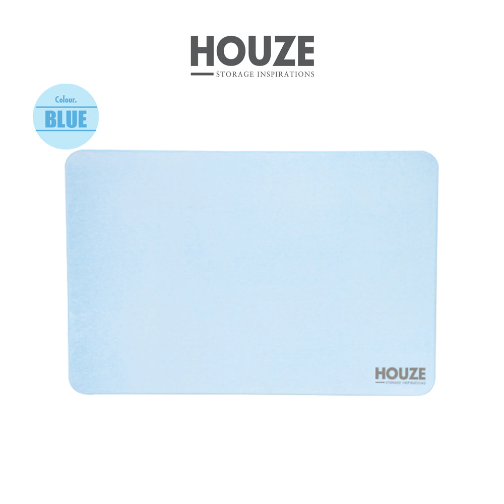 HOUZE - Diatomite Absorbent Mat (Large) - Blue