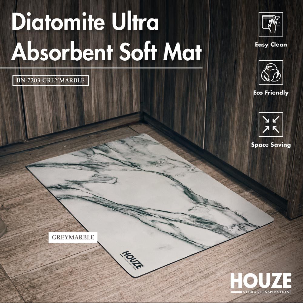 Soft Diatomite Absorbent Mat - Assorted Colour
