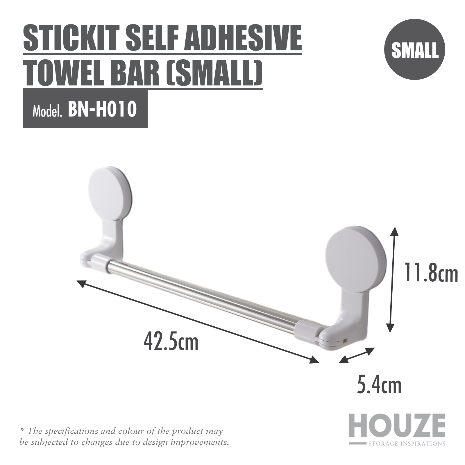 STICKIT - Self Adhesive Bathroom Storage Collection