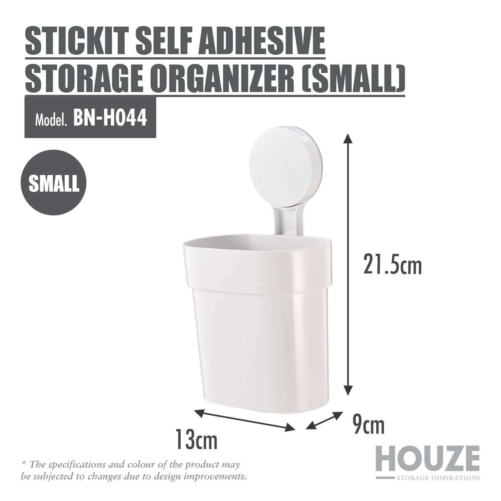 STICKIT - Self Adhesive Bathroom Storage Collection
