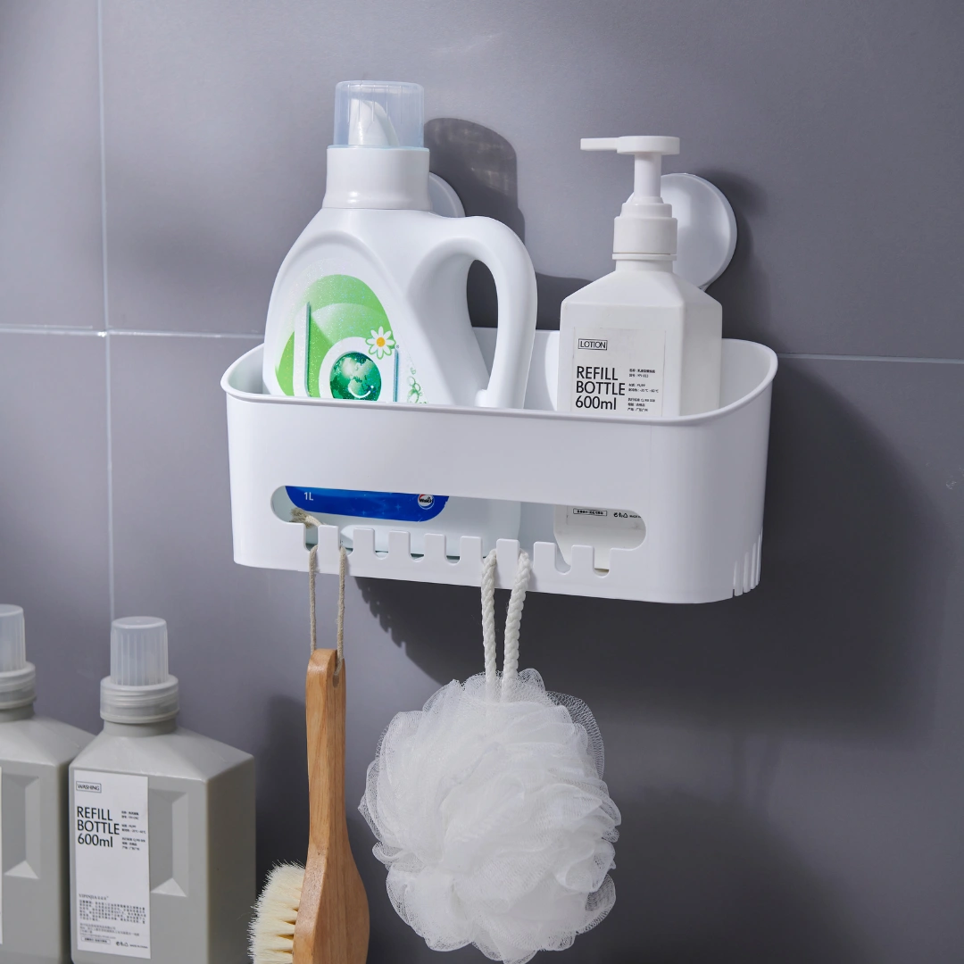 [2 For $15] HOUZE - 'STICKIT' Self Adhesive Bathroom Storage Collection