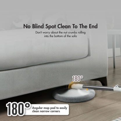 HOUZE - The Clean Water Spin Mop - Kitchen | Bathroom | Cleaning | Washing | Drying | Stainless Steel