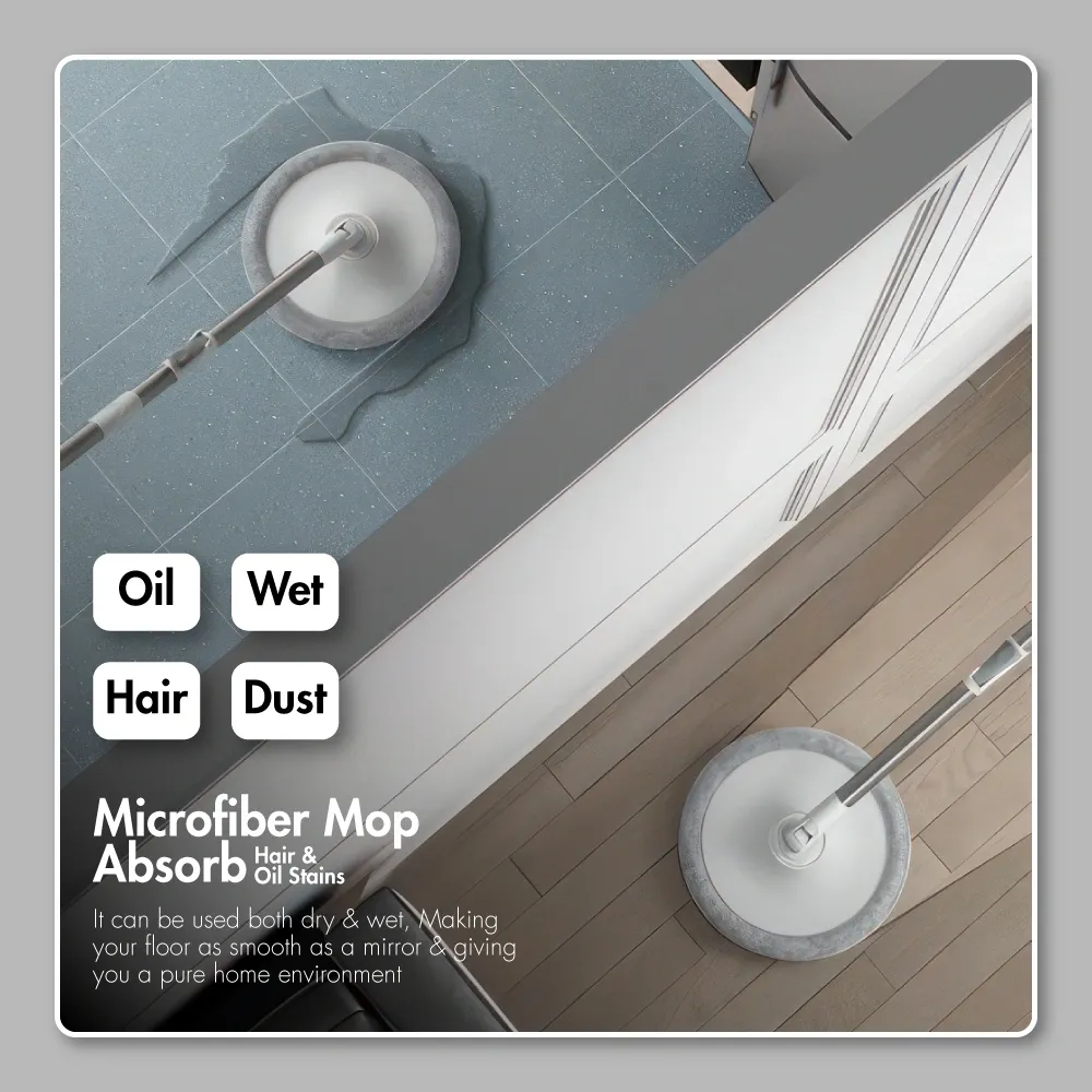 The Clean Water Round Spin Mop