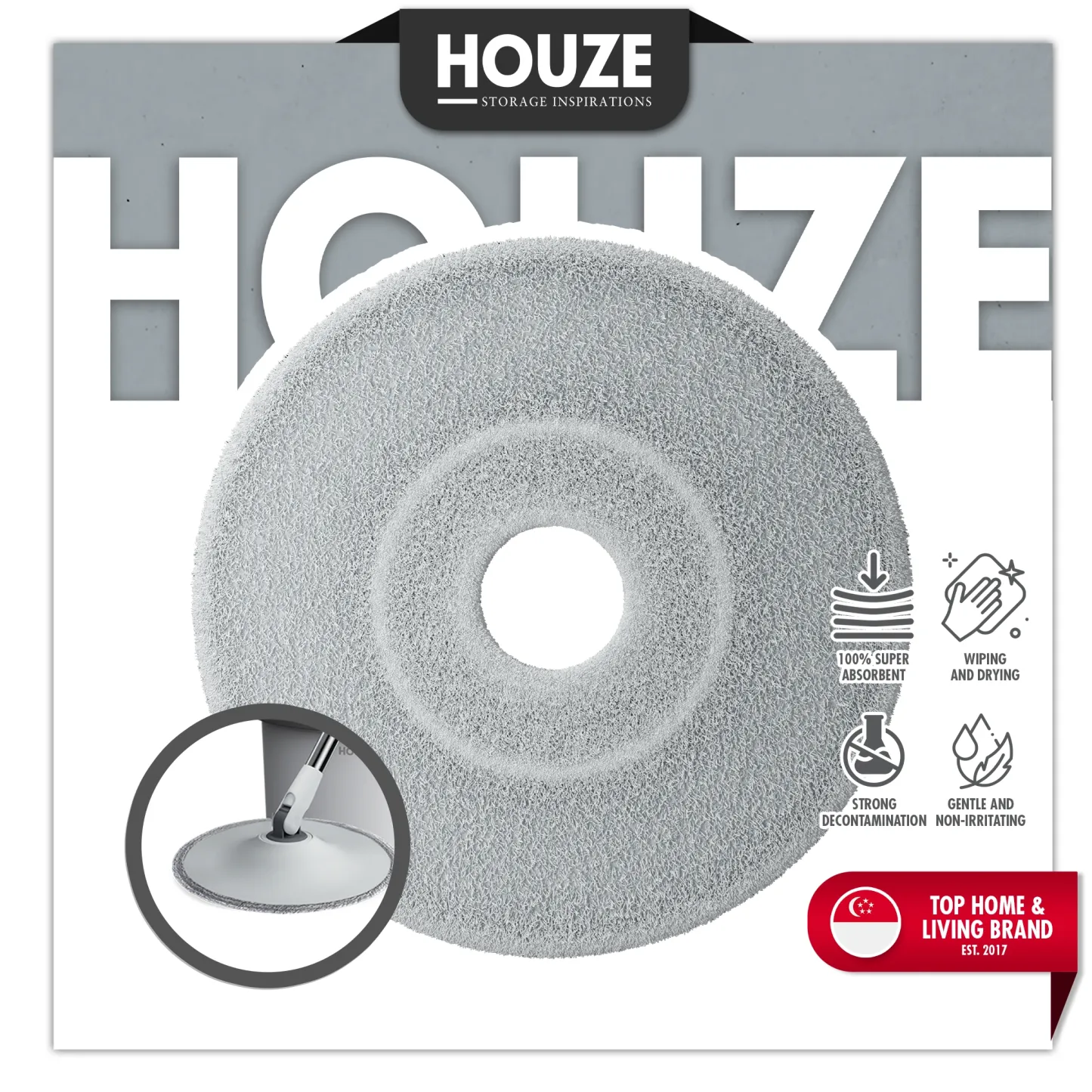 HOUZE - The Clean Water Spin Mop Refill