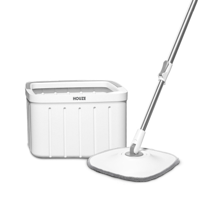 The Clean Water Spin Mop (Square/Round) - Kitchen | Bathroom | Cleaning | Washing | Drying | Stainless Steel