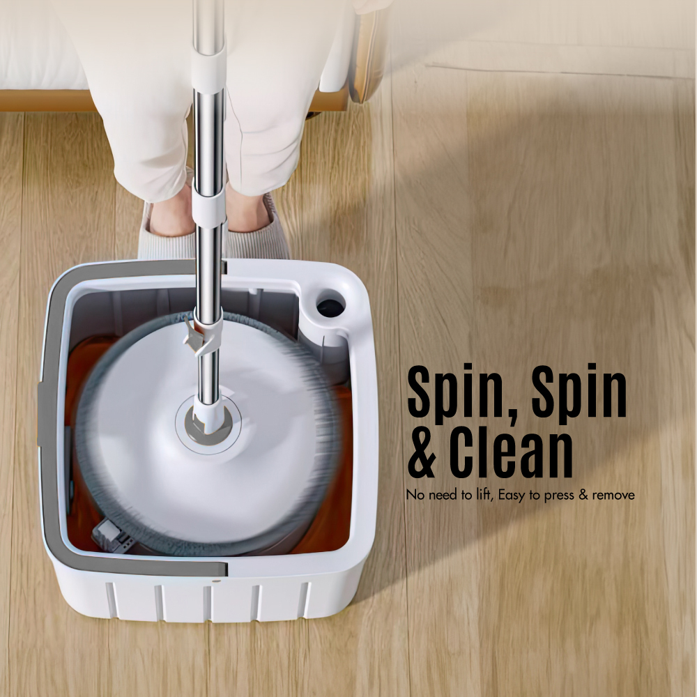 The Clean Water Square Spin Mop