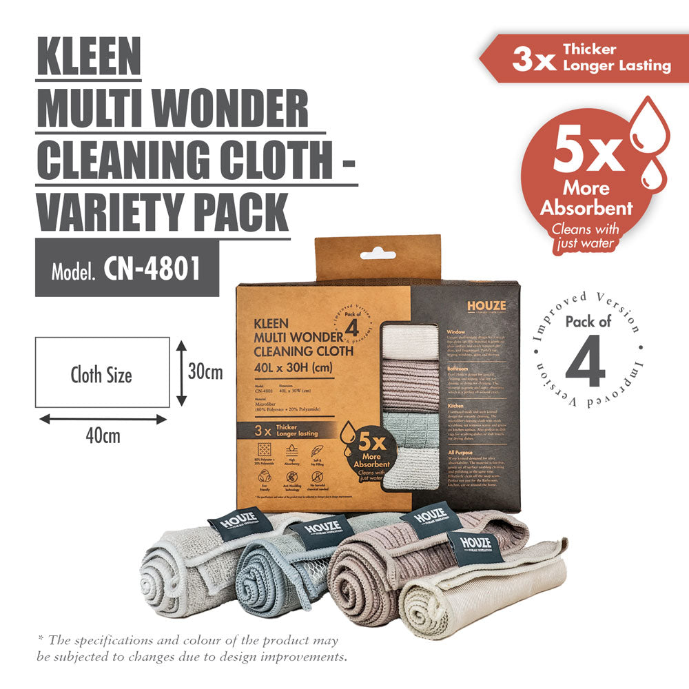 HOUZE - KLEEN Multi Wonder Cleaning Cloth