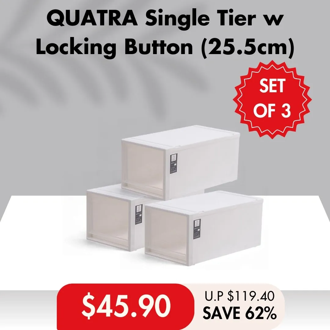 HOUZE - QUATRA Single Tier with Locking Button