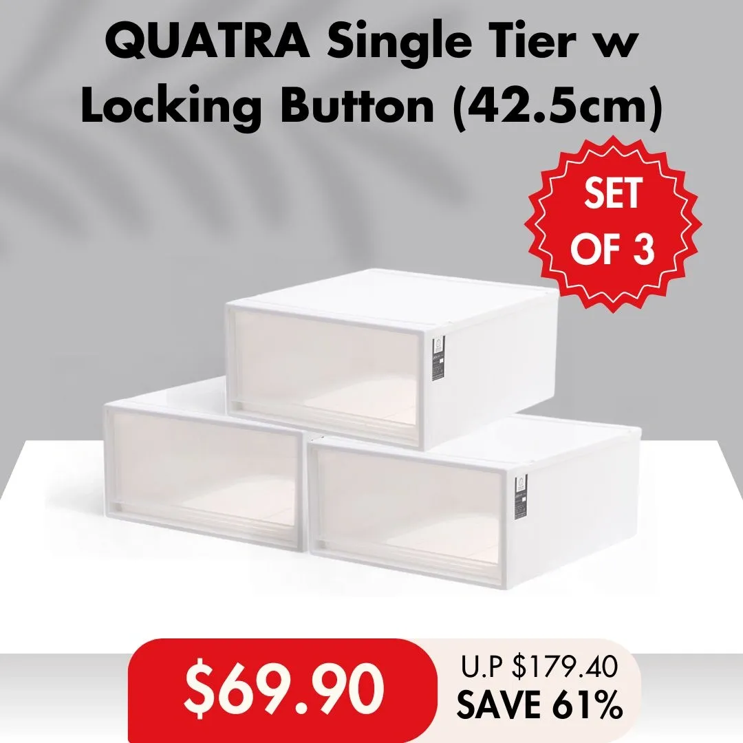 HOUZE - QUATRA Single Tier with Locking Button