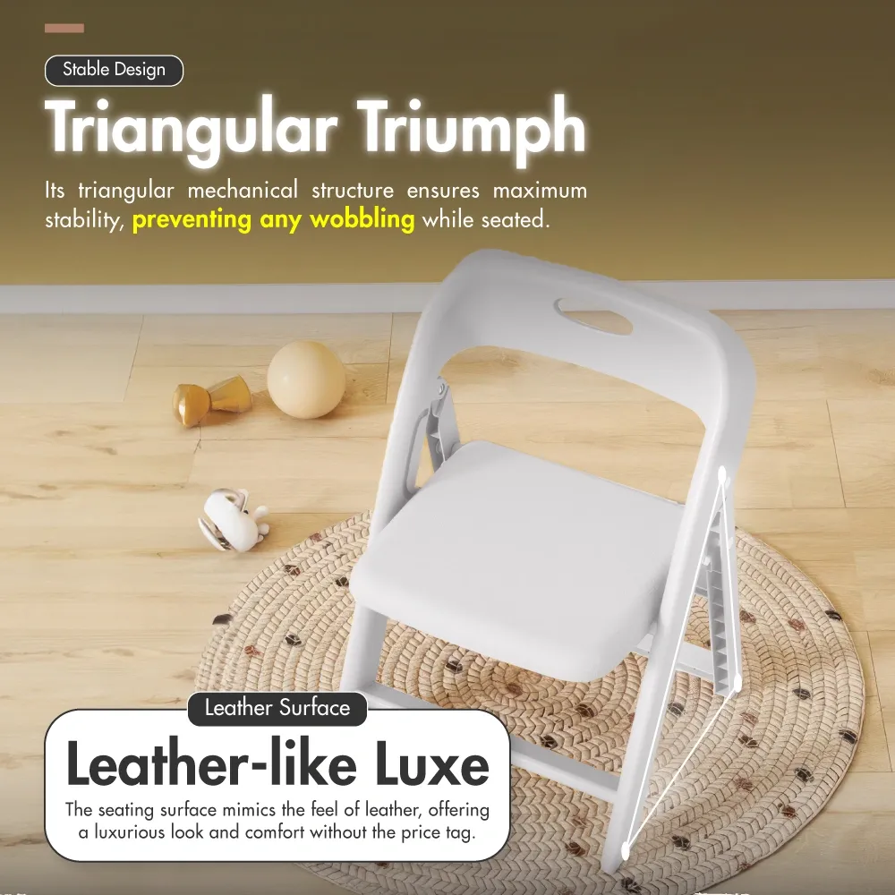 HOUZE - 'NORD' | 'TOCAR' Low Chair & Kids Chair w Stepping Stool